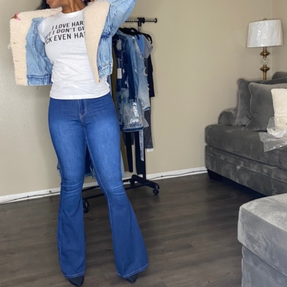 NWT Get in the Groove Flare Leg Jeans